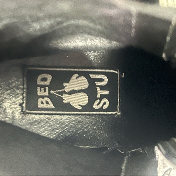 Bedstu Unisex Black Leather Cyberpunk Goth Dark Academia 90s Y2K Boots $720 - Picture 7 of 7